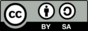 The license of this website as a badge; Creative Commons Attribution ShareAlike